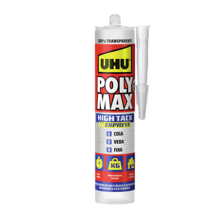 UHU POLY MAX® HIGH TACK EXPRESS CRISTAL 425 G