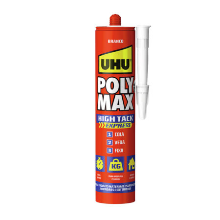 UHU POLY MAX® HIGH TACK EXPRESS BRANCO 425 G