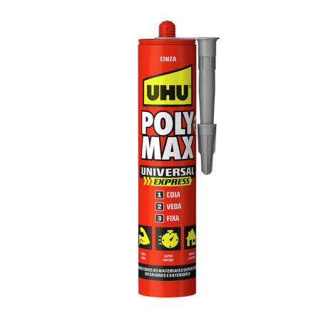 UHU POLY MAX® EXPRESS CINZA 425 G