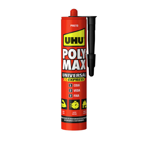 UHU POLY MAX® EXPRESS PRETO 425 G