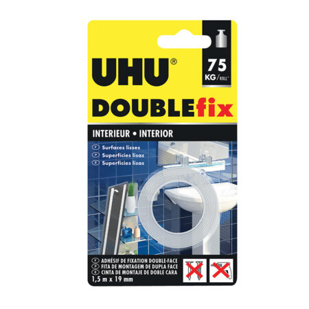 UHU DOUBLEFIX INTERIORES - FITA 1,5M X 19MM