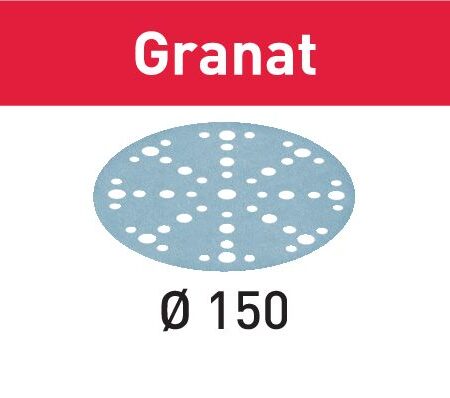 Discos de lixa STF D150/48 P1500 GR/50 Granat