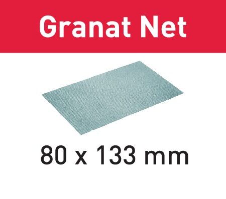 Lixa de rede STF 80x133 P180 GR NET/50 Granat Net