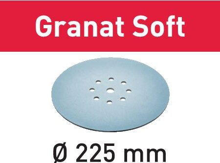 Discos de lixa STF D225 P100 GR S/25 Granat Soft