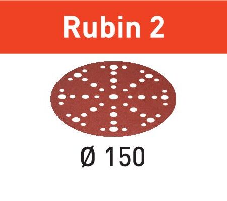Discos de lixa STF D150/48 P40 RU2/10 Rubin 2