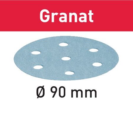 Discos de lixa STF D90/6 P1000 GR/50 Granat