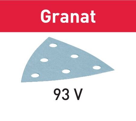 Folha de lixa STF V93/6 P150 GR/100 Granat